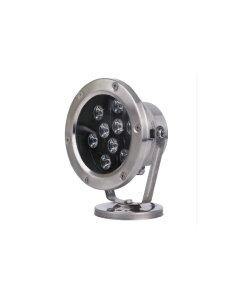 9W LED Underwater Light IP68 Waterproof 12V/24V Swimming Pool Fountain Aquarium Fish Tank Pond Lamp