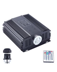 DMX 45W RGB Fiber Optic Engine RF Remote Control LED Light Source Available For Optical Fiber Cable Ceiling Lighting Driver