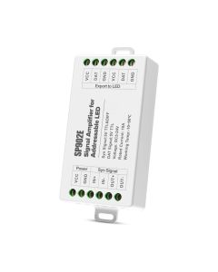 SP902E SPI Signal Amplifier Repeater 2 Channels WS2812B WS2811 SK6812 WS2814 RGBW RGB Pixel Addressable Matrix Panel Light 5-24V