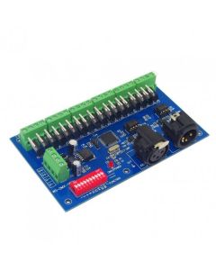 DMX512 18CH Controller Decoder DC 12V 24V