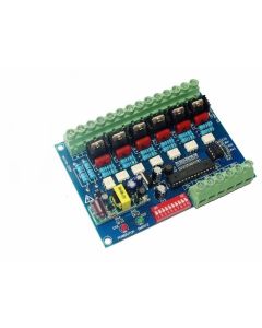DMX Signal Control AC 110V-220V 6ch DMX512 Decoder Led Dimmer Board DMX-HVDIM-6CH-BAN