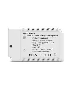 EUP40T-1W24V-0 Euchips 40W Triac ELV Phase-cut 24V DC CV Led Driver