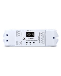 PX24500D Euchips 12-24V DC 5A 4ch 240-480W Connector Button CV DMX Led Decoder