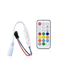 21 Keys Mini RF Remote Controller For Addressable Pixel Light WS2811 WS2812 WS2813 WS2815