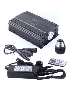 DMX 75W RGB LED Fiber Optic Engine Driver+28key RF Remote Controller For All Kinds Fiber Optics