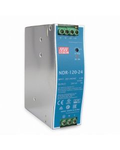 NDR-120-24 Mean Well 24V 120W Industrial DIN RAIL