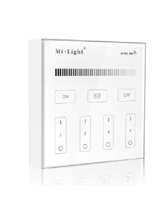 Mi.Light B1 4-Zone Brightness Dimmer Smart Wall Mounted LED Controller
