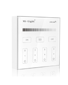 B1 MiBoxer Controller 4-Zone Touch Panel Remote Dimming Brightness Led Dimmer