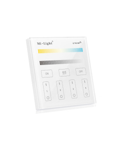 T2 MiBoxer Milight Panel Remote Color Temperature 4 Zones 2.4G CCT Control