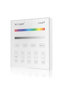 T3 MiBoxer Mi.Light AC100-240V 4 Zones RGBW Led Light Panel Remote Control