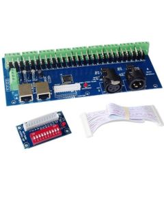 DMX512 Controller 27-Way Decoder Stock WS-DMX-27CH-RJ45-DIPZ