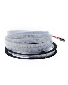 WS2813 DC 5V Dual-signal Wires RGB LED Pixel Strip 5M 300LEDs