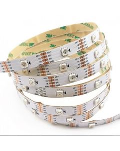 WS2813 DC 5V LED RGB Pixel Strip Dual-signal Wires 5M 150LEDs