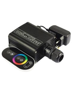 DC12V 16W 2.4G Touch Remote Single Head LED RGB Fiber Optic Light Engine