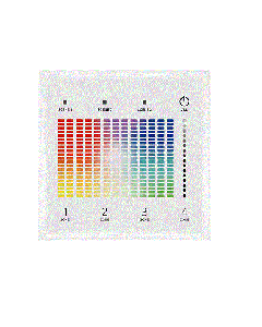 TD3-4S 4 Zones Wall Mounted Touch LED DALI Panel Skydance Controller