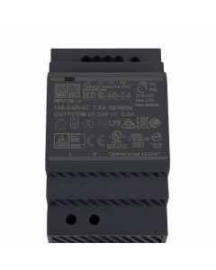 HDR-60-24 24V DC Mean Well 60W Ultra Slim Step Shape DIN Rail